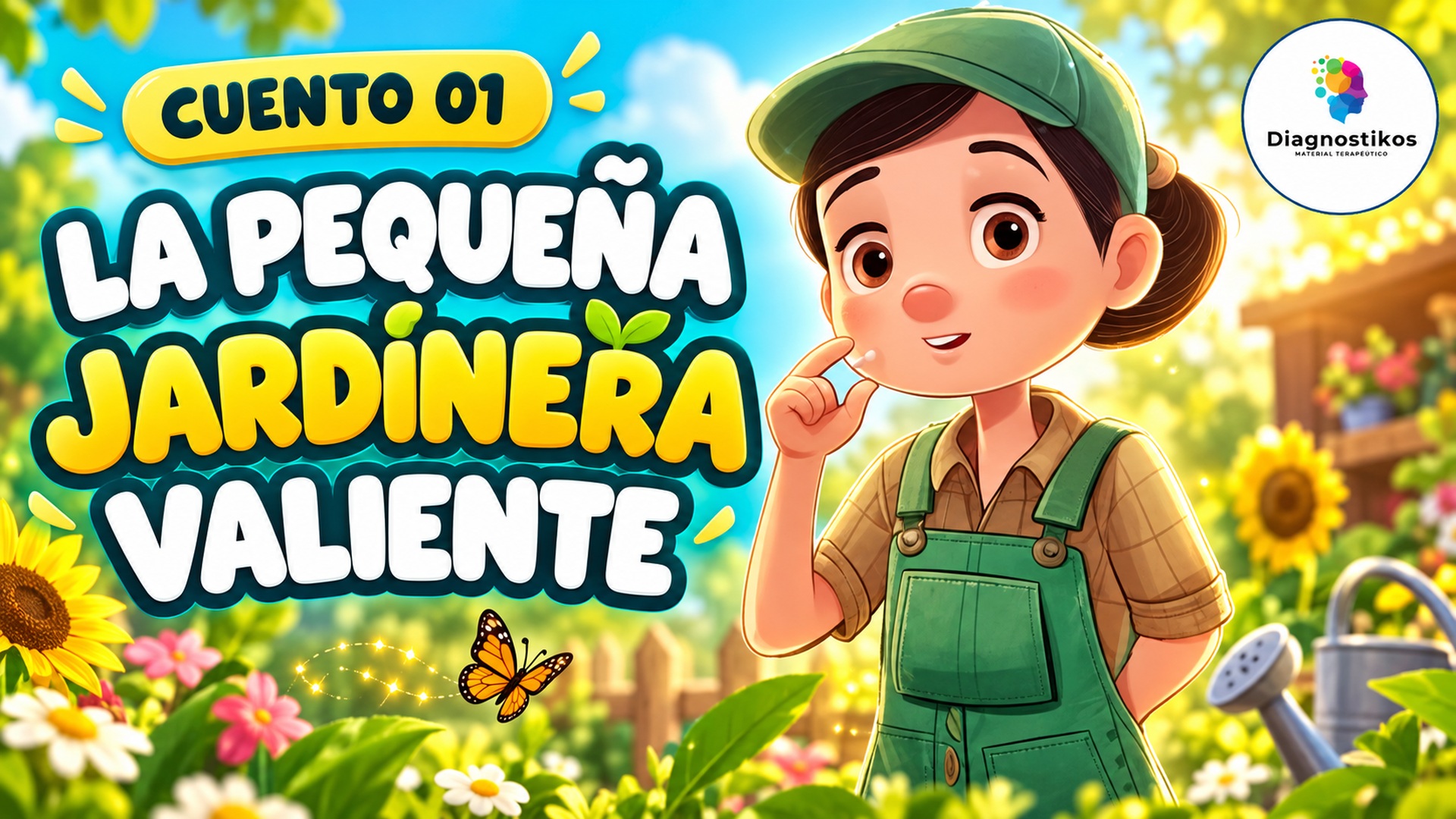 La pequeña jardinera valiente